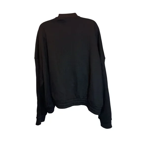 Tek Gear Ultrasoft Fleece Long Sleeve Womens Active Wear 2XL Full Zip Black - Picture 4 of 5